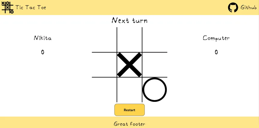 Tic-tac-toe game